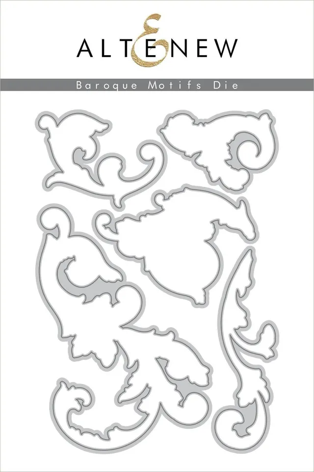 altenew-baroque-motifs-stanzschablonen-set-ornament-5-teilig image 1