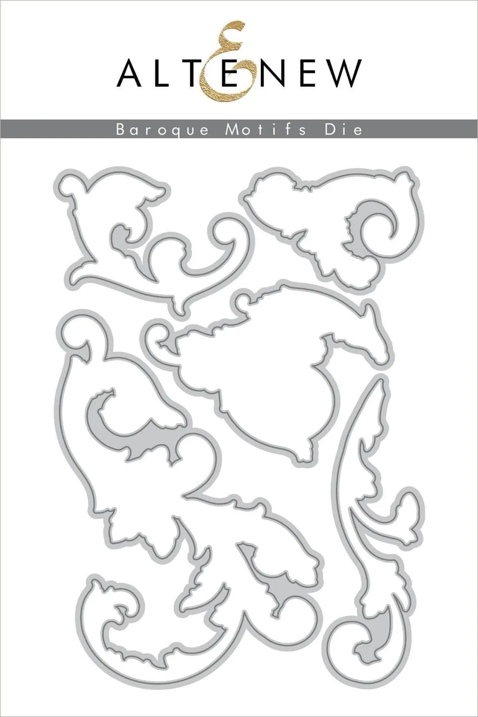 altenew-baroque-motifs-stanzschablonen-set-ornament-5-teilig image 1