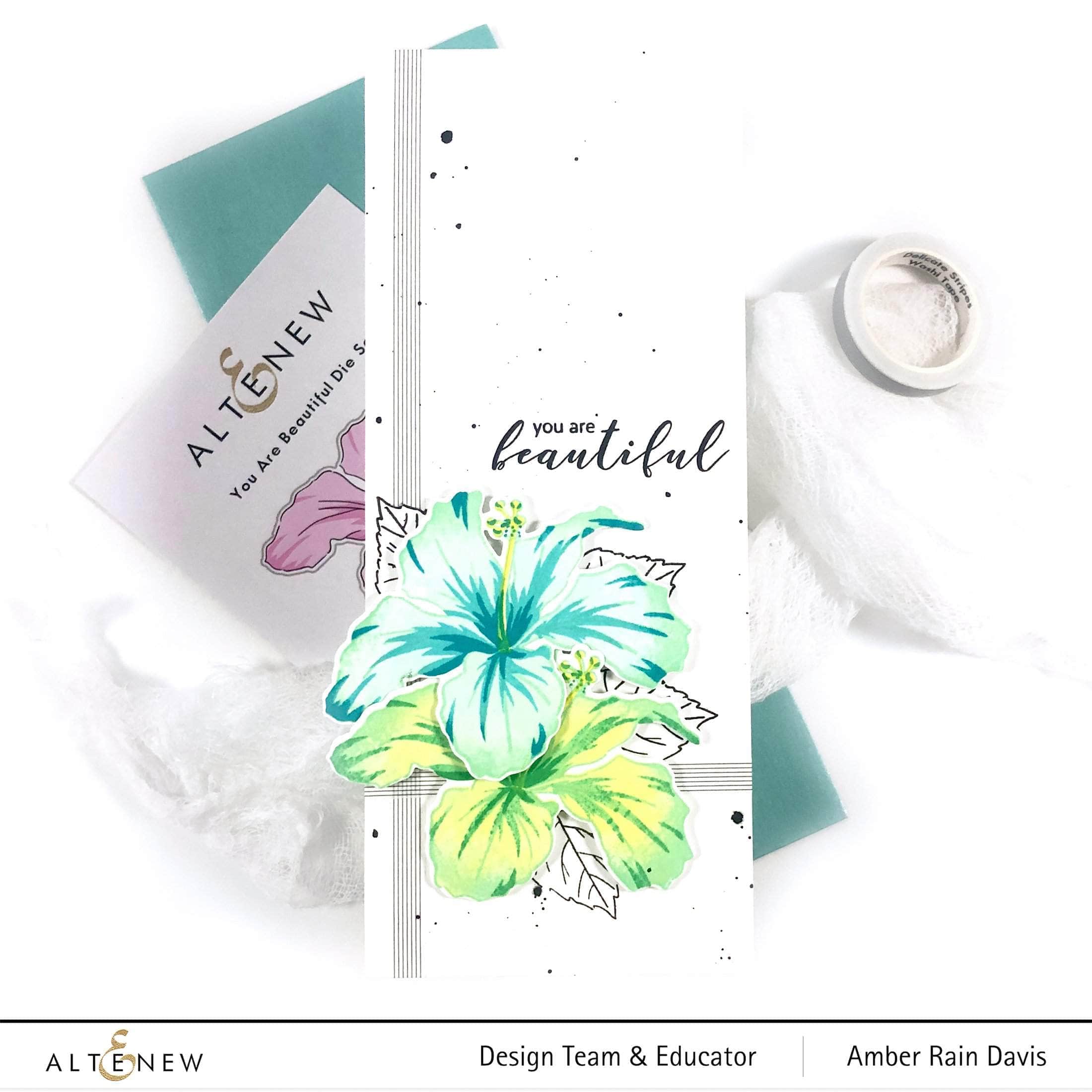 altenew-you-are-beautiful-stempelset-hibiskus-layering-6x8 image 3
