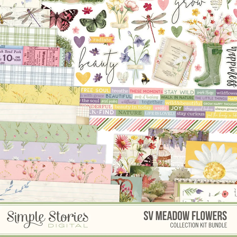 simple-stories-simple-vintage-meadow-flowers-digitales-kit-blumen image 1