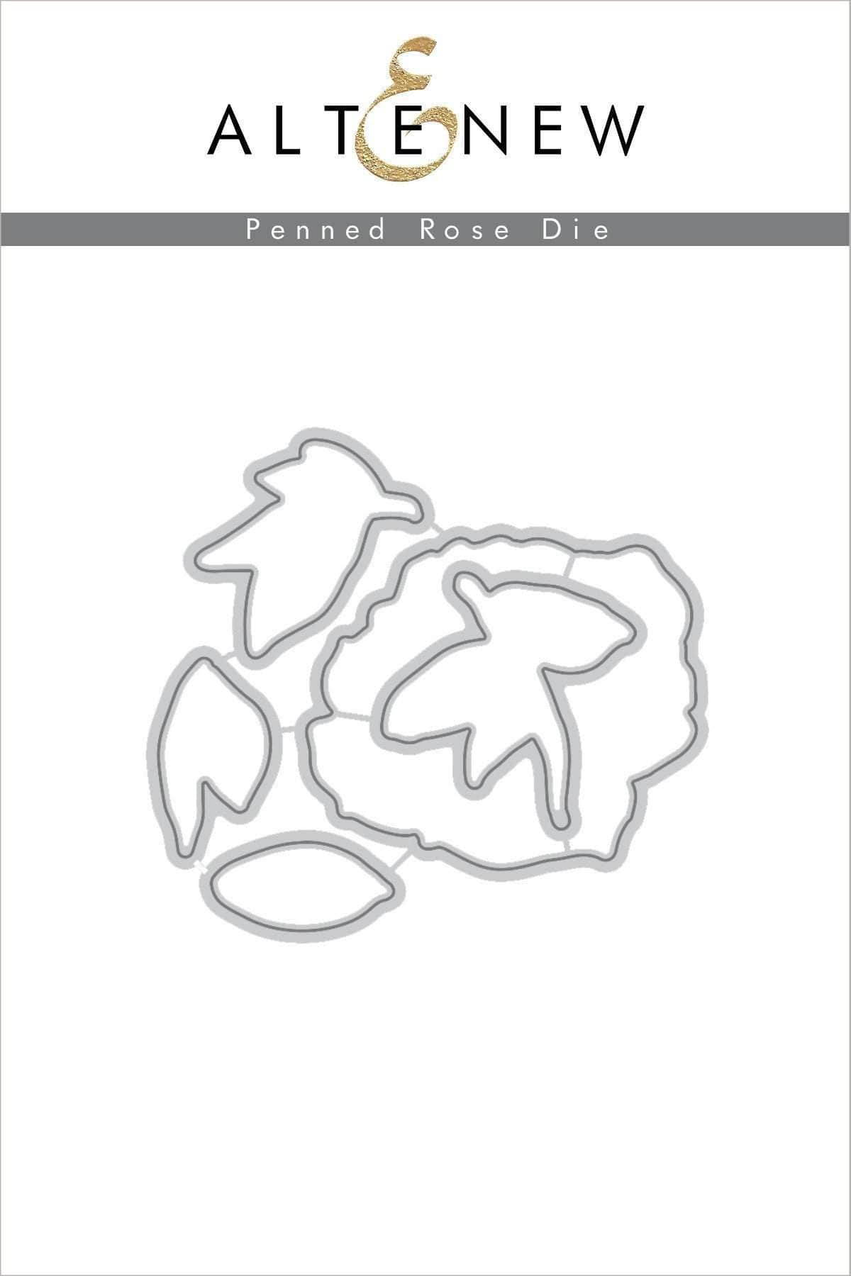 altenew-penned-rose-die-set-stanzschablone-5-teilig-floral image 1