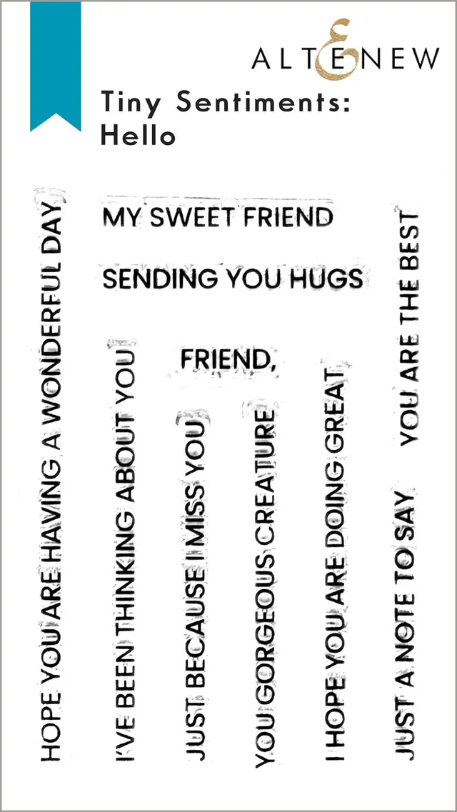 altenew-tiny-sentiments-hello-stempelset-2x3 image 1