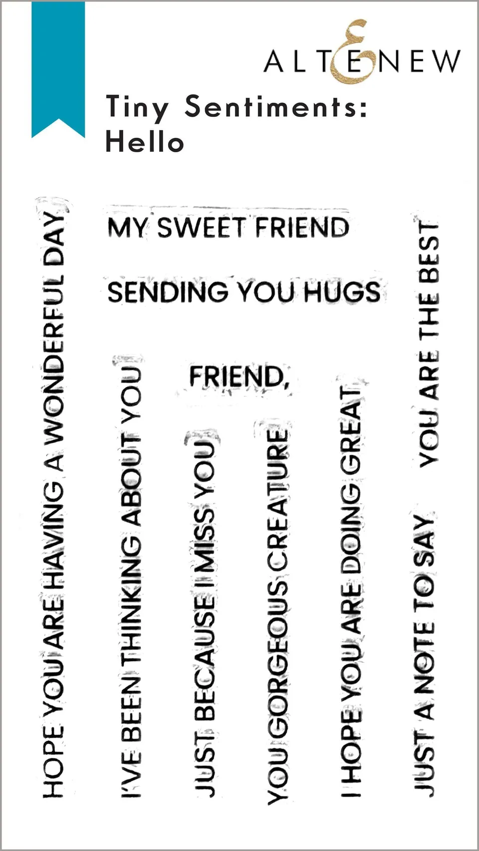 altenew-tiny-sentiments-hello-stempelset-2x3 image 1