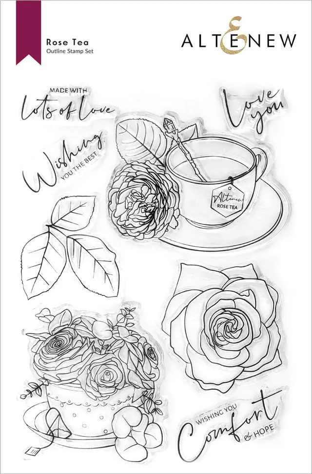 altenew-stamps-rose-tea-stamp-set-stempel-blumen-6x8 image 1