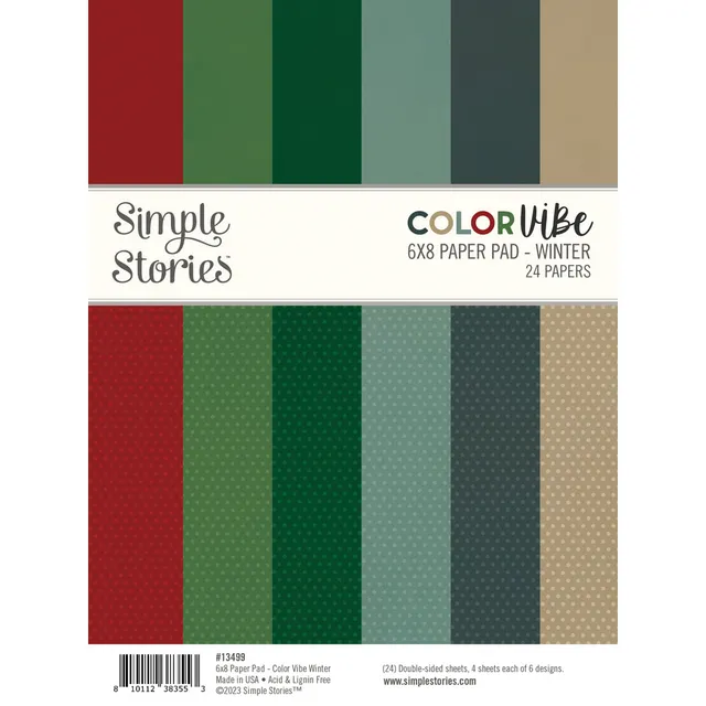 simple-stories-color-vibe-winter-paper-pad-6x8-24-bogen image 1