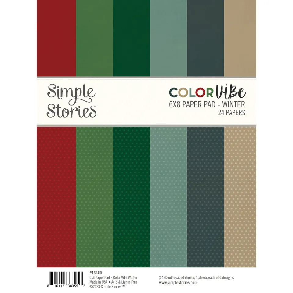 simple-stories-color-vibe-winter-paper-pad-6x8-24-bogen image 1