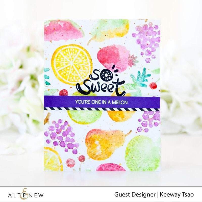 altenew-stamps-simple-fruits-stamp-die-bundle-stempel-obst-6x8 image 2