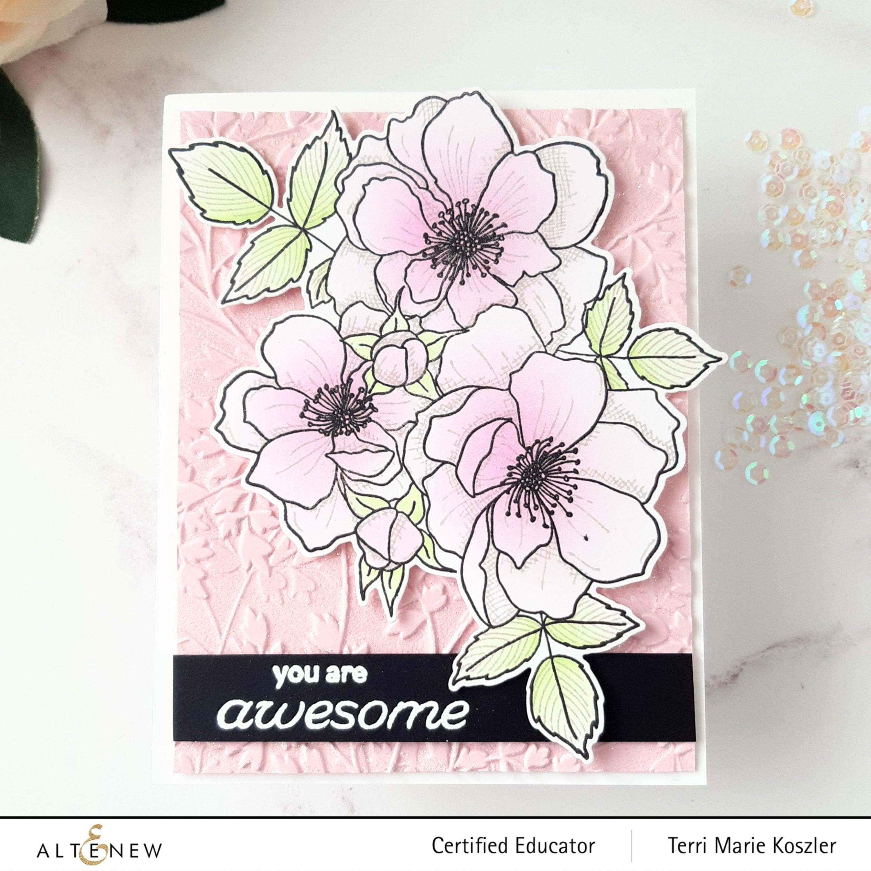 altenew-fairy-tale-florals-schablonen-set-blumen-2-in-1 image 6