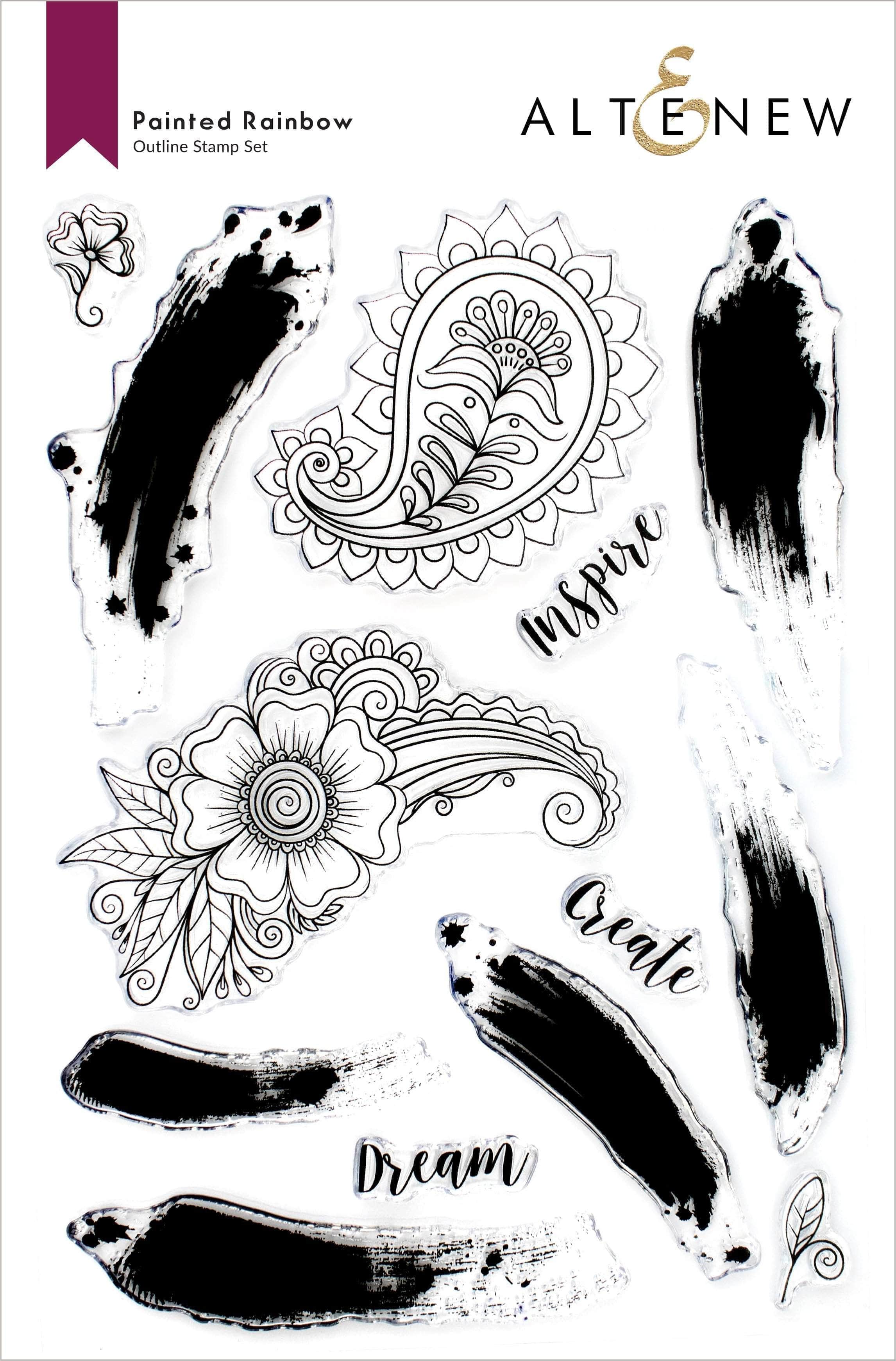 altenew-stamps-painted-rainbow-stempelset-6x8-zoll-henna image 1