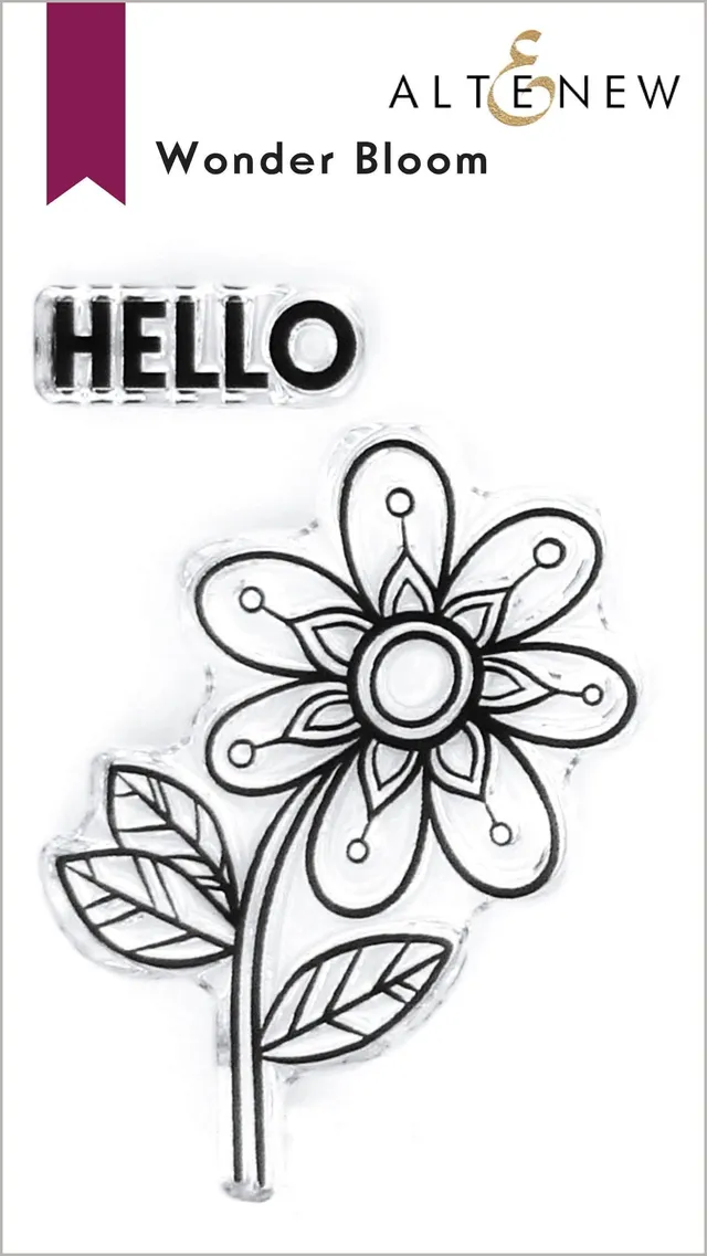 altenew-wonder-bloom-ministempel-blume-hello-2x3 image 1