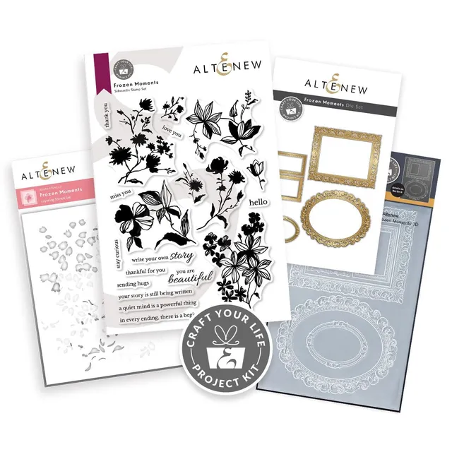 altenew-frozen-moments-project-kit-stempelset-blumen image 1