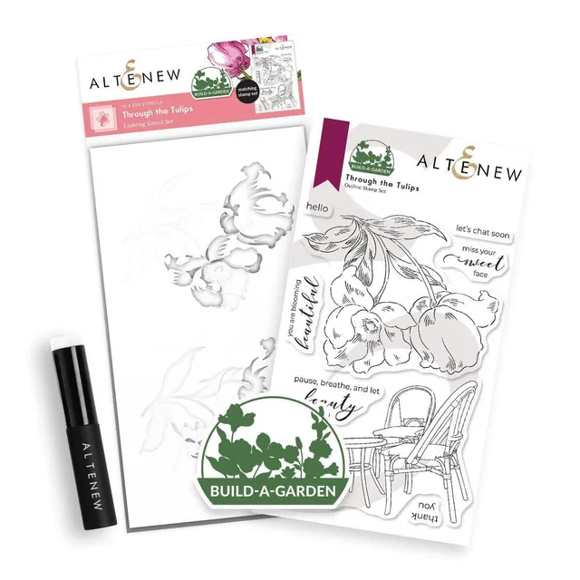 altenew-build-a-garden-through-the-tulips-stempelset-4x6 image 1