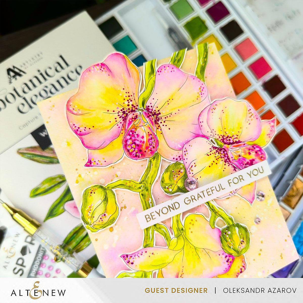 altenew-botanical-elegance-malblock-blumen-24-blatt-5x7 image 7