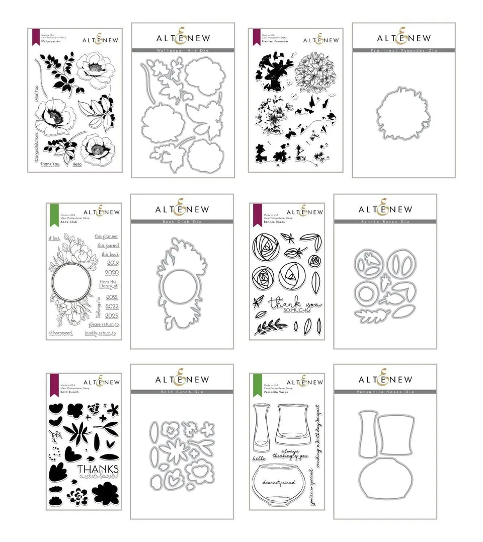 altenew-fond-appreciation-stempel-stanzen-bundle-blumen image 1