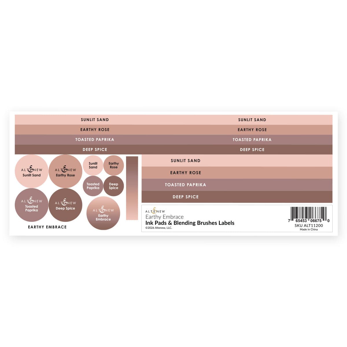 altenew-earthy-embrace-label-set-f-r-ink-pads-und-brushes image 2