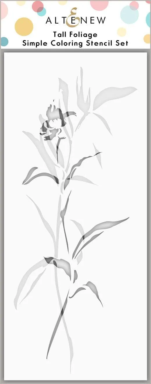 altenew-tall-foliage-schablonen-set-blumen-3-5x8-zoll image 1