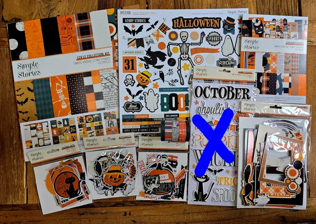 simple-stories-scary-stories-scrapbook-bundle-3-halloween image 1