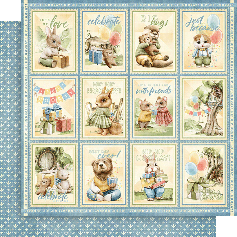 graphic-45-hip-hip-hooray-8x8-papierblock-16-bl-tter image 4