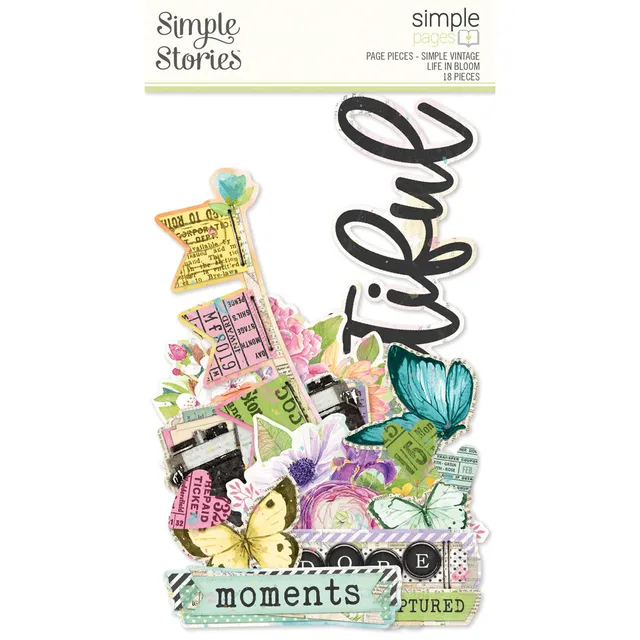 simple-stories-simple-pages-page-pieces-life-in-bloom-die-cuts-18tlg image 1