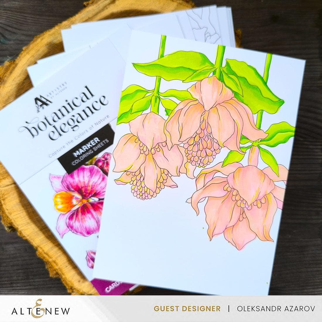 altenew-botanical-elegance-malbuch-set-24-blatt-botanisch image 3