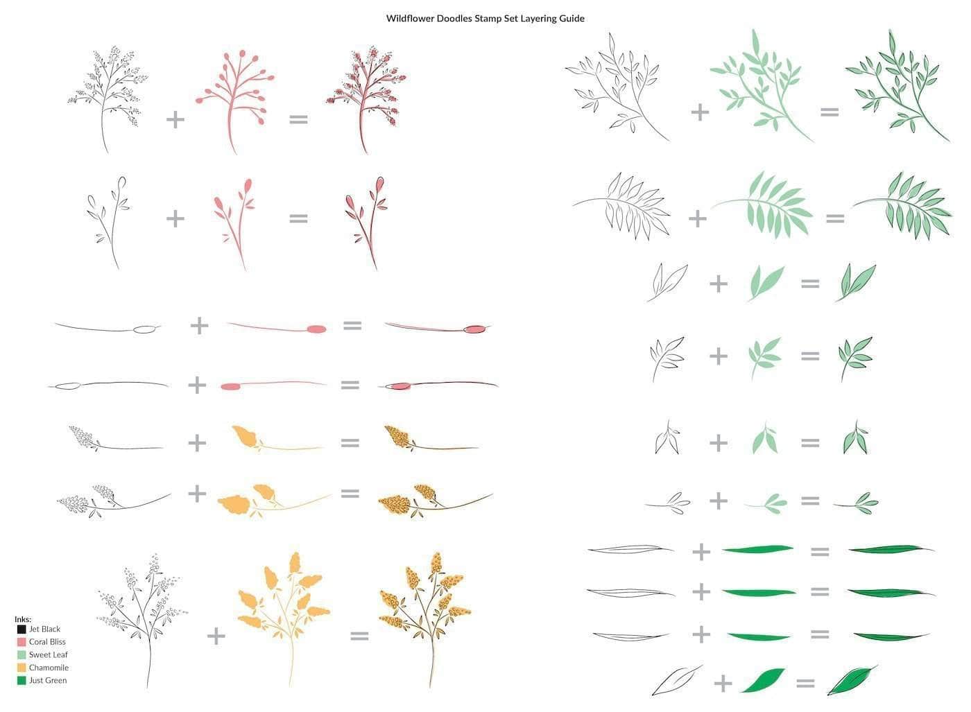 altenew-wildflower-doodles-stempel-set-natur-6x8-zoll-37-teilig image 3
