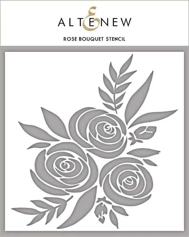 altenew-rose-bouquet-schablone-rosen-6x6-hintergrund image 1