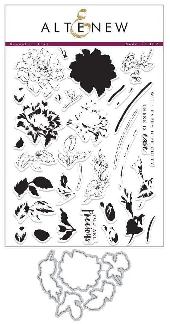 altenew-remember-this-stempelset-blumen-clear-6x8 image 1