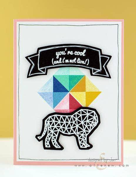 altenew-geometric-menagerie-stempel-stanzen-set-tiermotive image 8