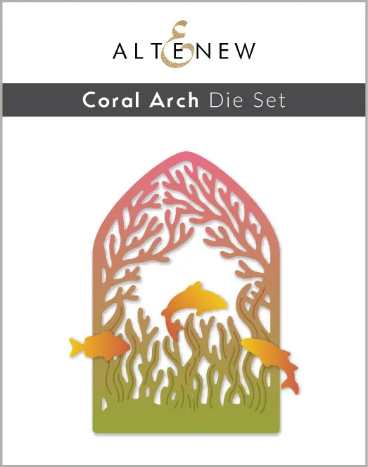 altenew-coral-arch-stanzenset-meer-korallen-4-stanzen image 1