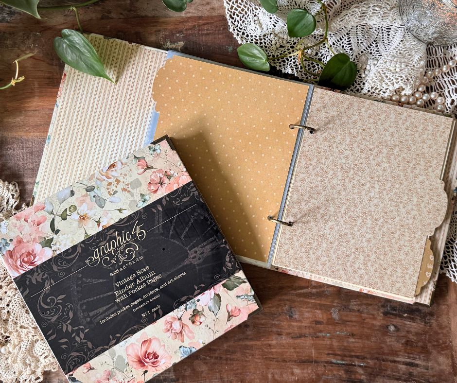 graphic-45-always-forever-album-kit-vintage-rose-hochzeit image 5