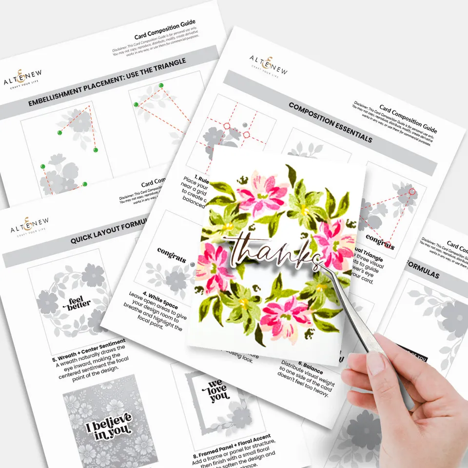 altenew-card-composition-guide-printable-pdf-4-seiten image 1