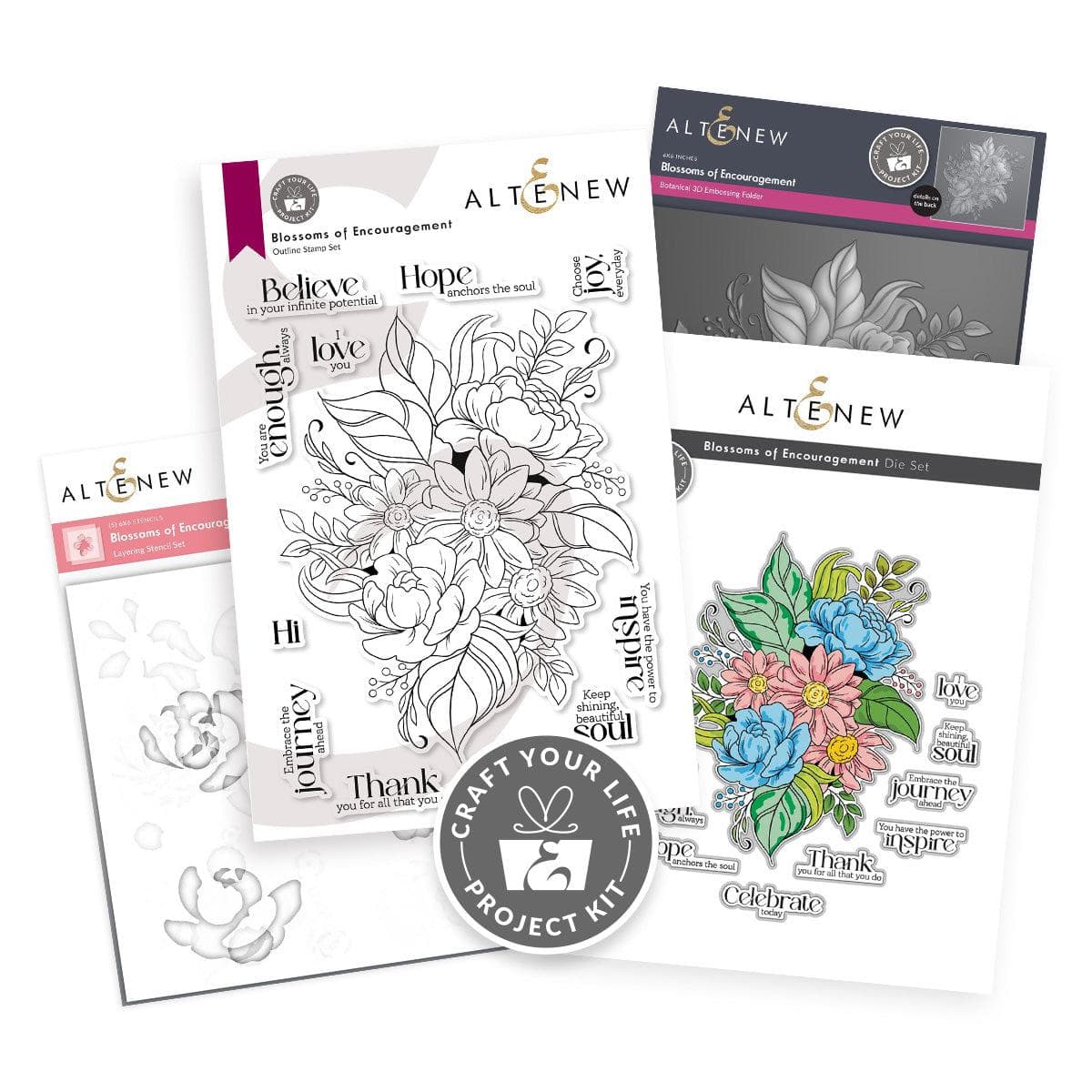 altenew-craft-your-life-blossoms-of-encouragement-stempelset image 1