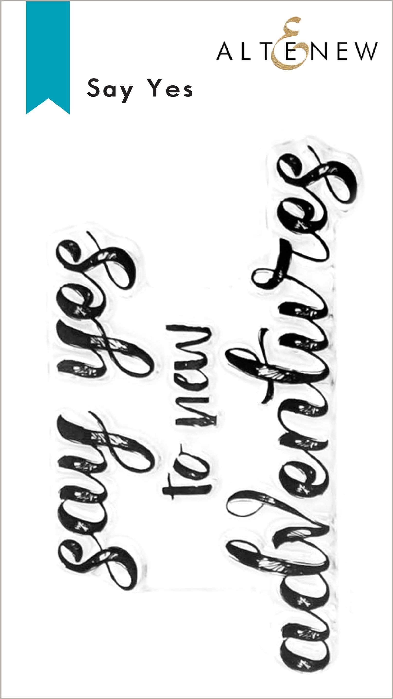 altenew-say-yes-stempel-mini-spruch-abenteuer-2x3 image 1