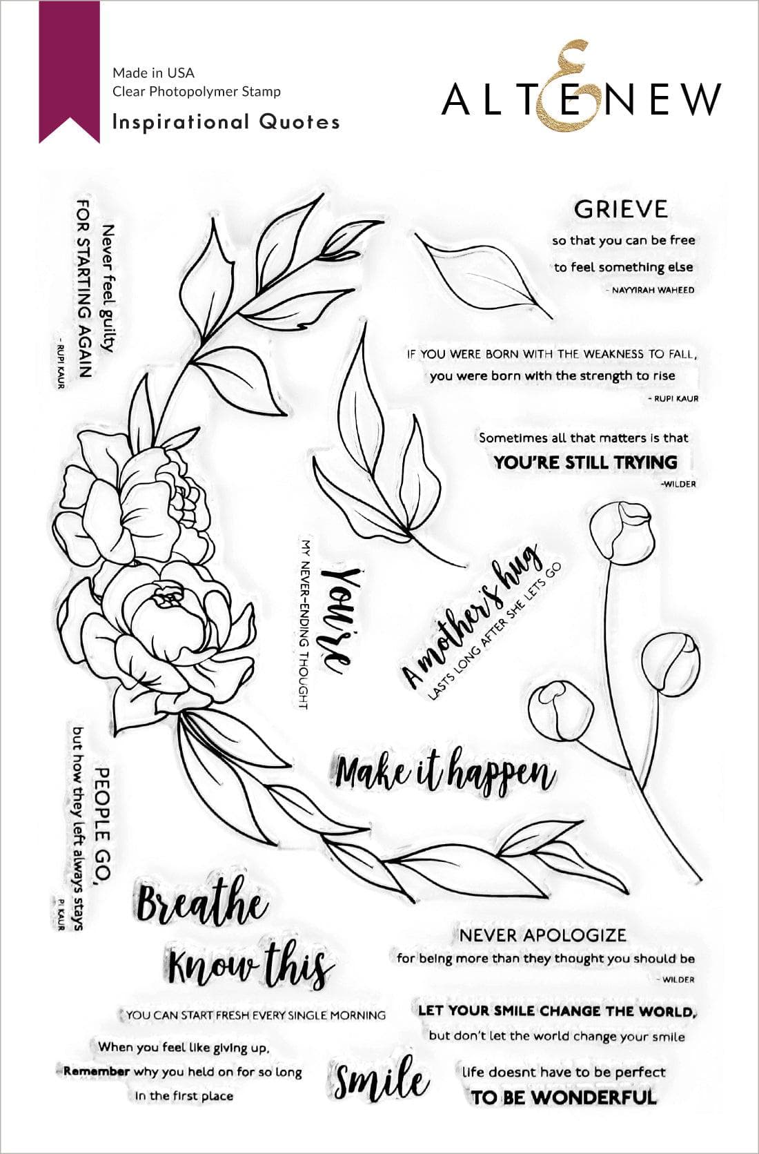 altenew-inspirational-quotes-stempel-blumenkranz-bundle image 7