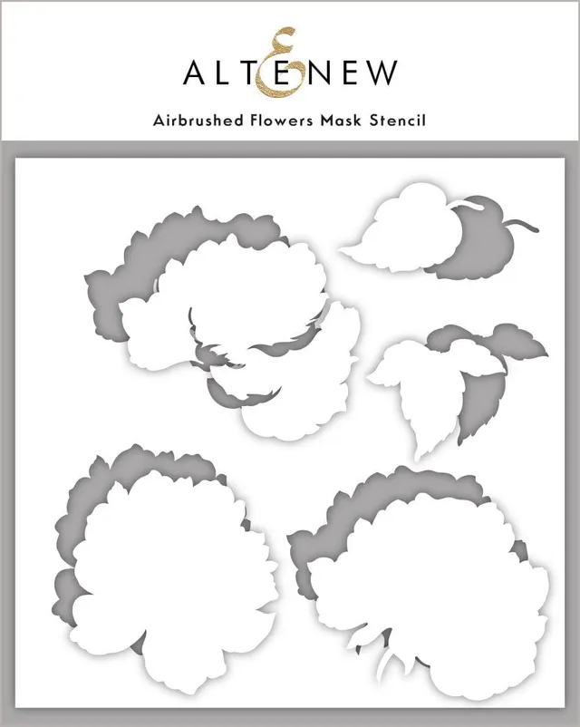 altenew-airbrushed-flowers-mask-stencil-schablone-6x6 image 1