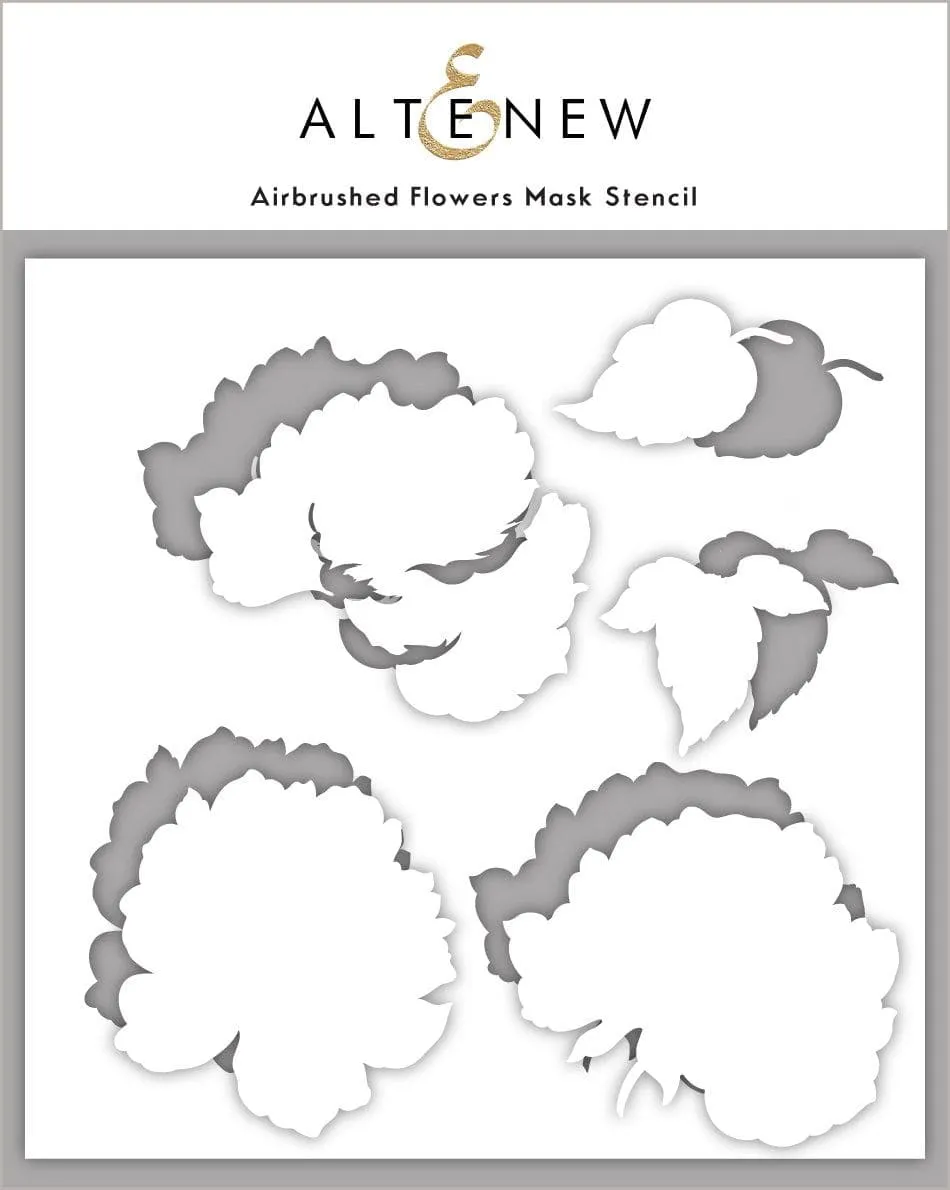 altenew-airbrushed-flowers-mask-stencil-schablone-6x6 image 1