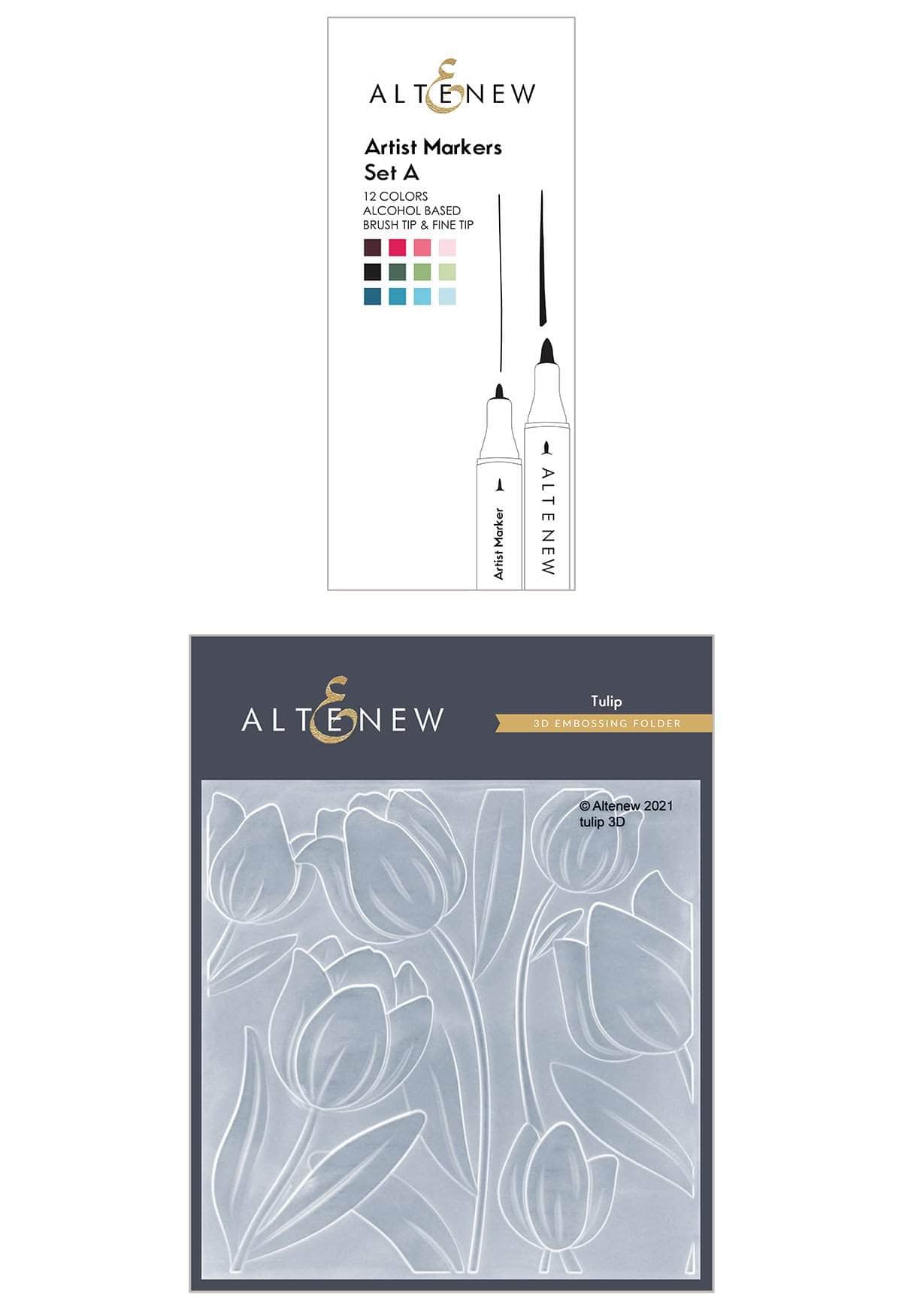 altenew-tulip-pr-gefolder-cosmic-garden-marker-set-a image 1