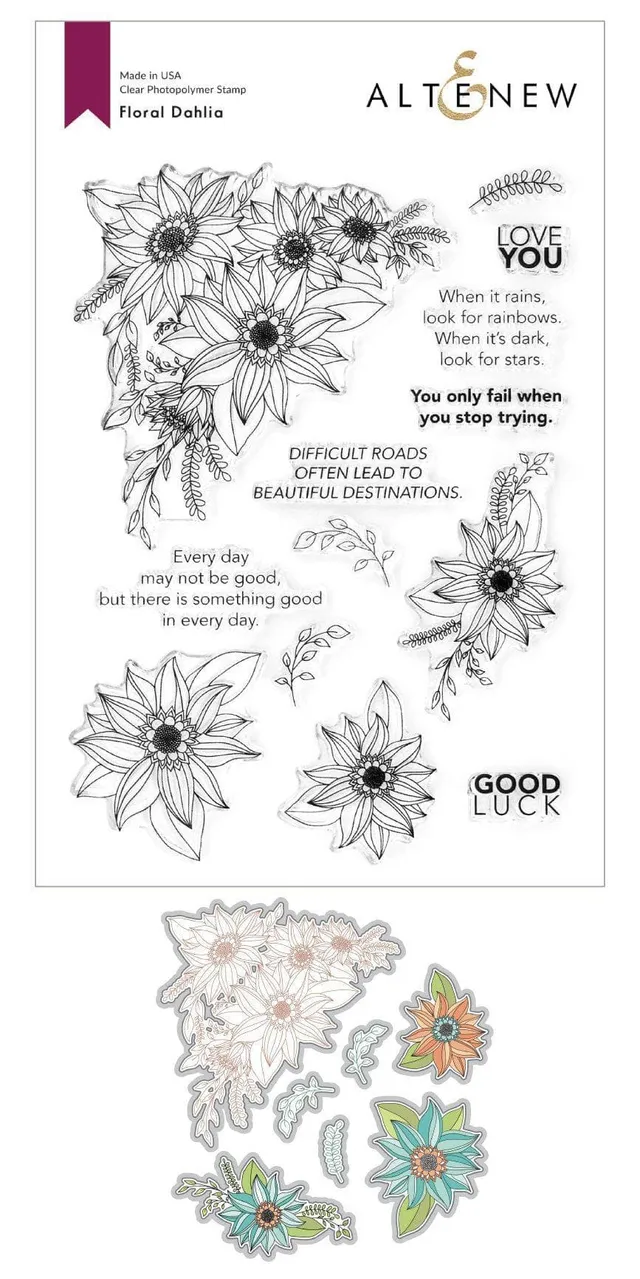 altenew-floral-dahlia-stempelset-mit-stanzen-dahlie-12-teilig image 1