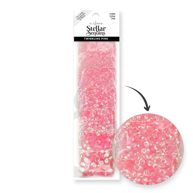 altenew-twinkling-pink-stellar-sequins-pailletten-rosa image 1