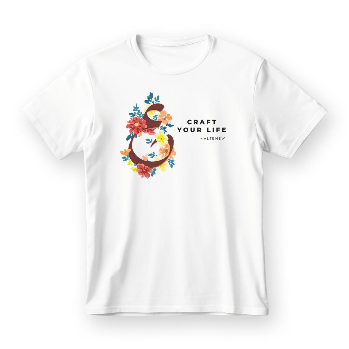 altenew-craft-your-life-t-shirt-maroon-gr-m-blumen image 5