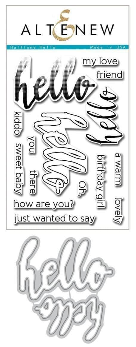 altenew-halftone-hello-stempel-stanze-bundle-4x6-gr-e image 1