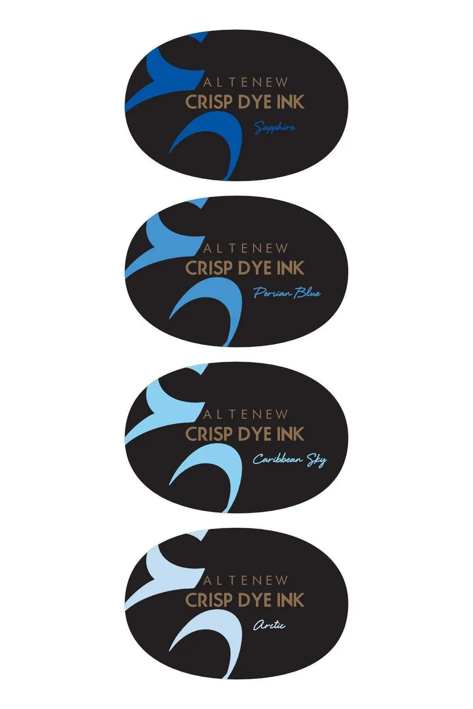 altenew-glacier-caves-crisp-dye-ink-stempelkissen-set-blau image 1