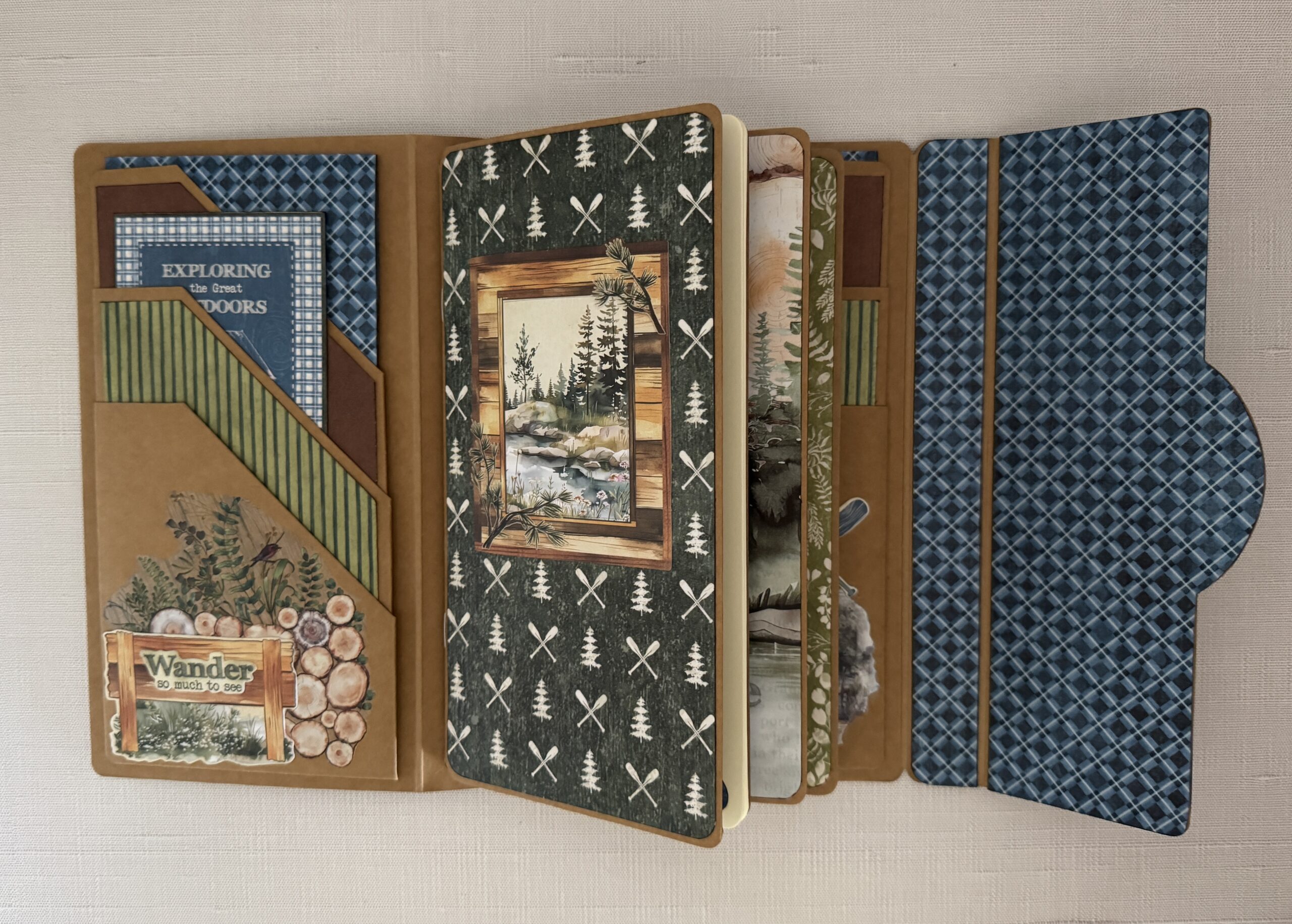 graphic-45-adventure-awaits-album-kit-reisealbum-set image 8