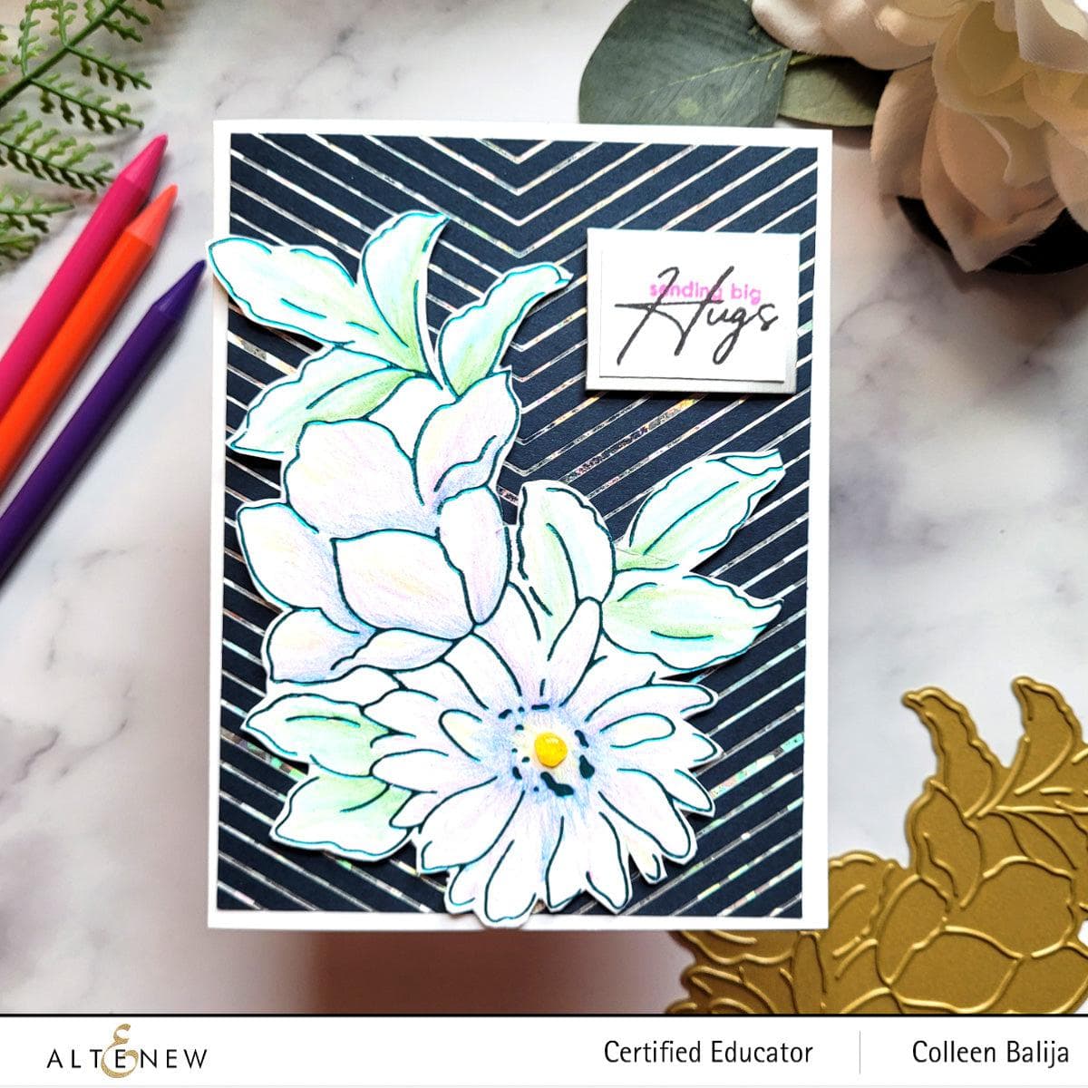 altenew-delightful-flowers-hot-foil-plate-blumenmotiv image 8