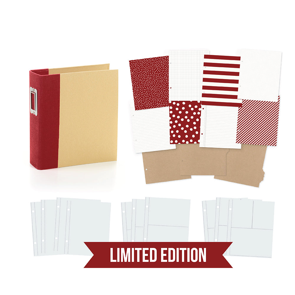 simple-stories-sn-p-binder-6x8-cranberry-limited-edition image 2