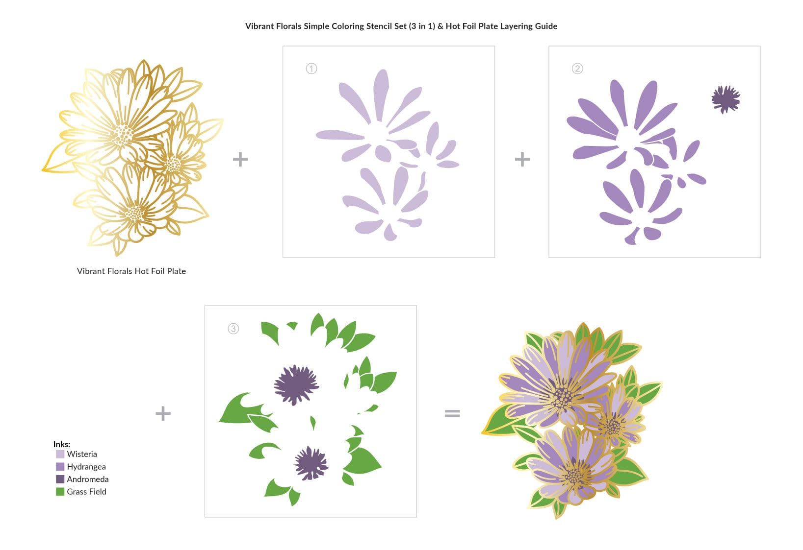 altenew-vibrant-florals-simple-coloring-stencil-set-3-in-1 image 3