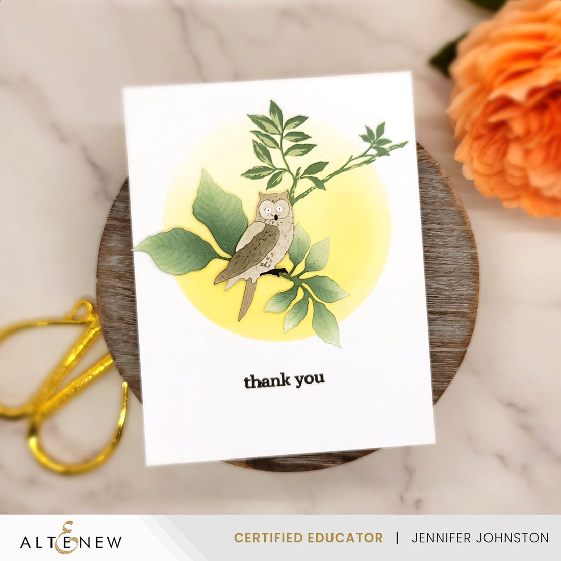 altenew-mini-delight-woodland-wisdom-stempel-eule-set image 7