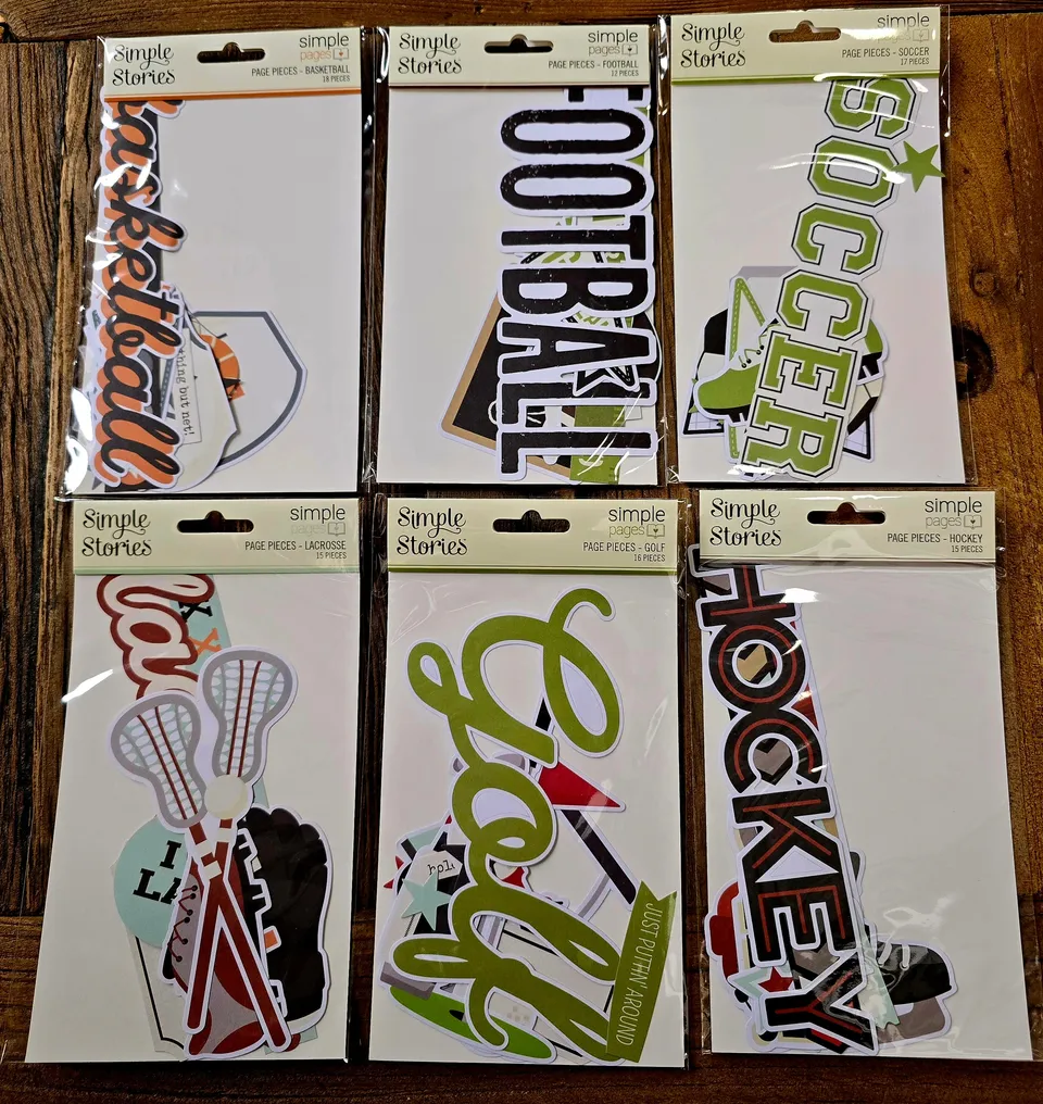 simple-stories-sports-2-page-pieces-bundle-sport-deko image 1
