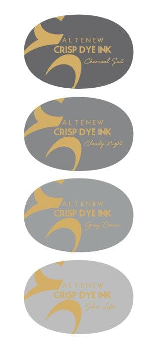 altenew-gentlemans-gray-crisp-dye-ink-stempelkissen-komplettset-grau image 1