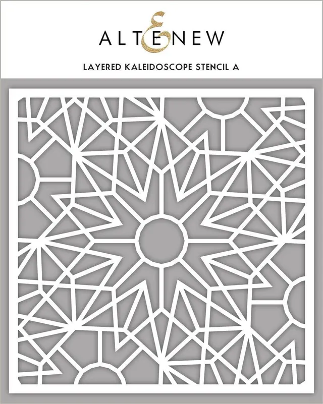 altenew-layered-kaleidoscope-a-schablone-6x6-zoll-geometrisch image 1